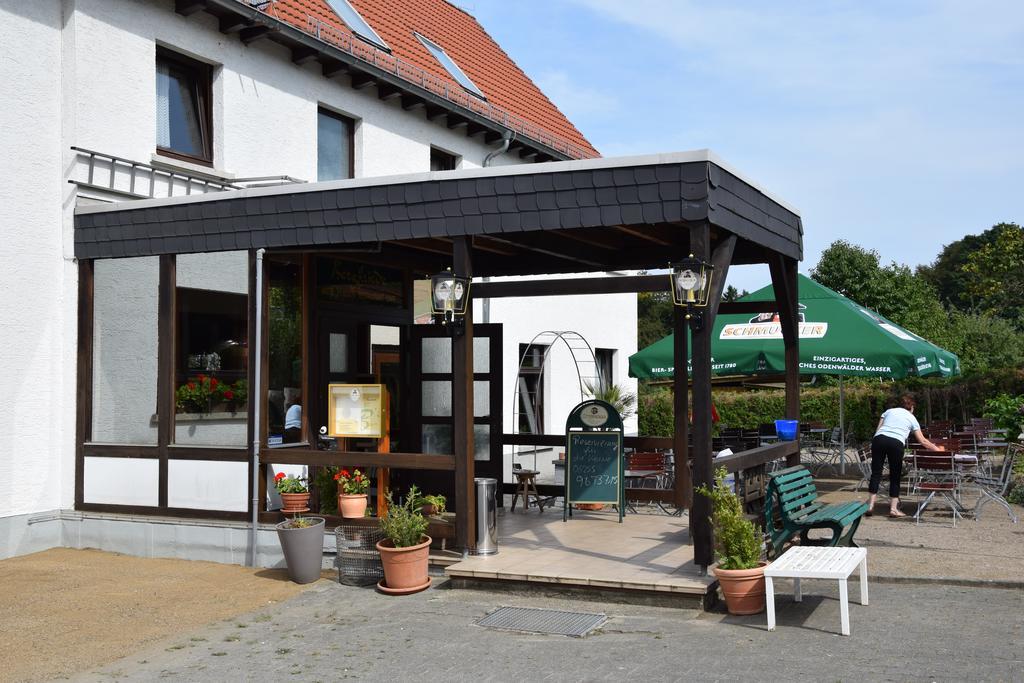 Gasthof Bergfriede Lindenfels Buitenkant foto